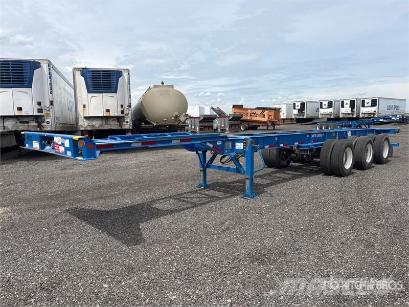 CIMC EX53M3OTC00 Tri/A Extendable Container Trailer Containerframe/Skiploader trailers