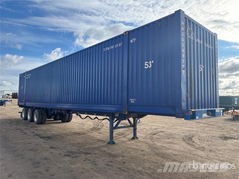 CIMC EX53M3OTC00 Tri/A Extendable Container Trailer Reboques Containerframe