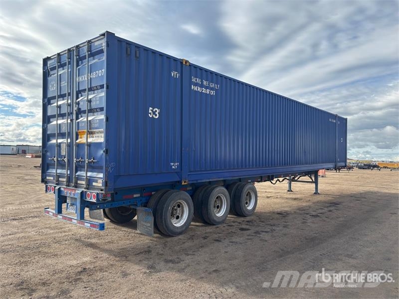 CIMC EX53M3OTC00 Tri/A Extendable Container Trailer Reboques Containerframe