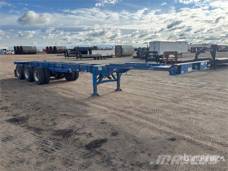 CIMC EX53M3OTC00 Tri/A Extendable Container Trailer Reboques Containerframe