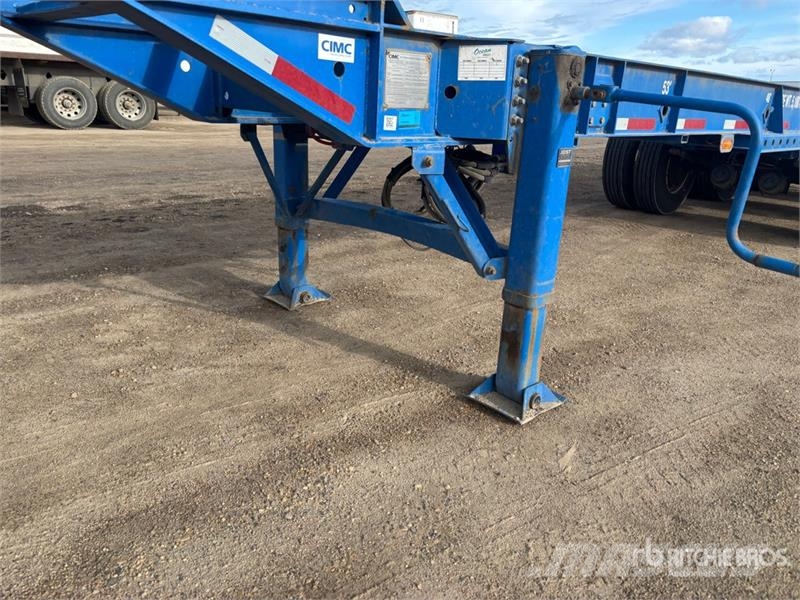 CIMC EX53M3OTC00 Tri/A Extendable Container Trailer Reboques Containerframe
