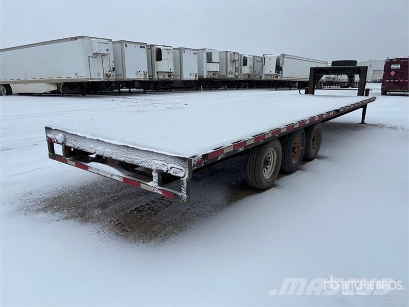 CJay 30 ft Tri/A Gooseneck Flatbed Trailer مقطوروات مسطحة/مفصلية الجوانب