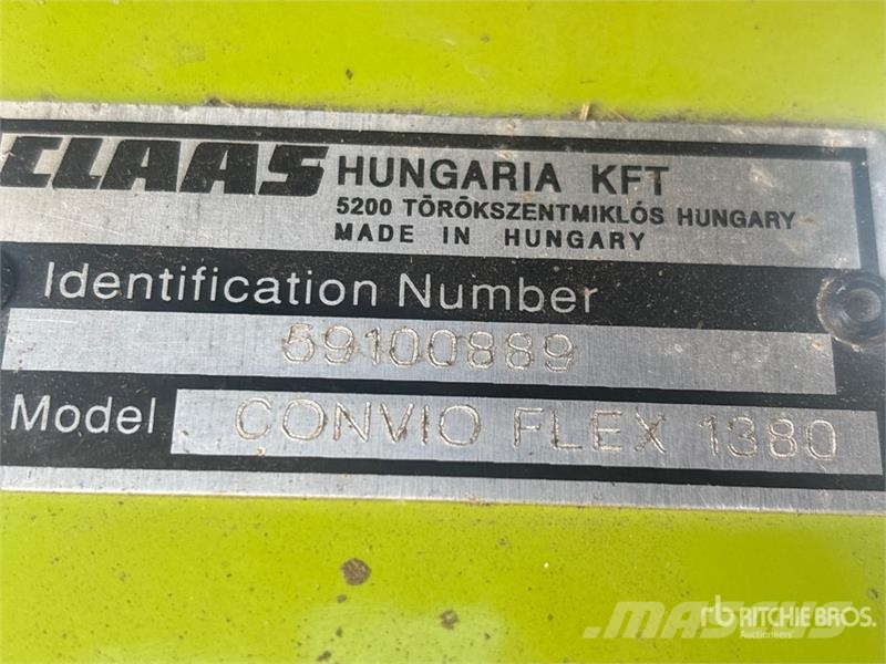 CLAAS 1380 CONVIO 45 ft Flex Draper Combine Header Combine harvester heads