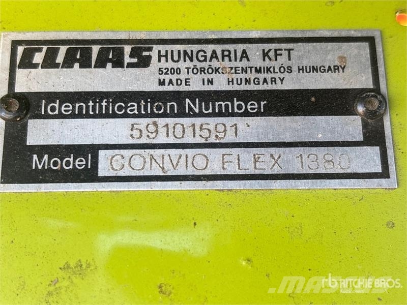 CLAAS 1380 CONVIO 45 ft Flex Draper Combine Header Combine harvester heads
