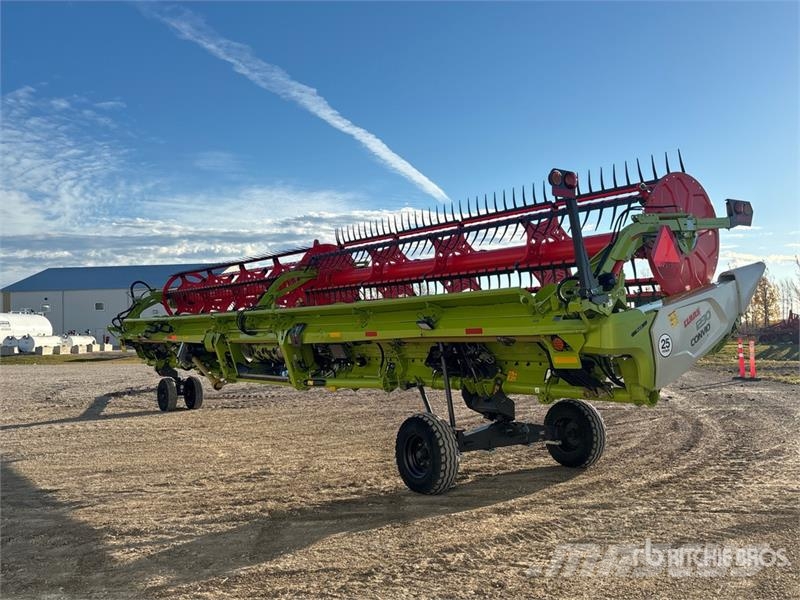 CLAAS Convio 1230 40 ft Flex Draper Combine Header رؤوس الحصادات الدراسات