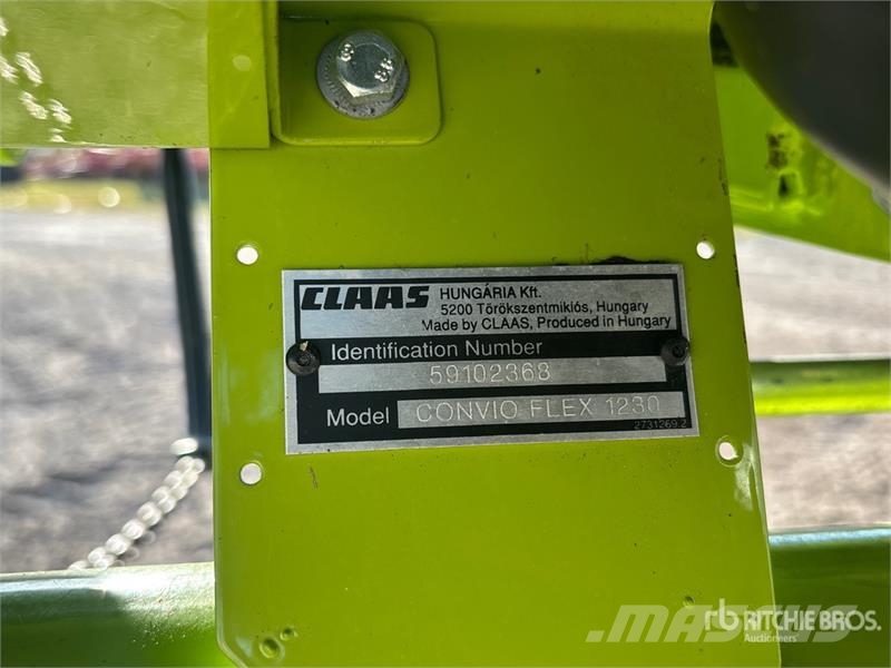 CLAAS Convio 1230 40 ft Flex Draper Combine Header رؤوس الحصادات الدراسات