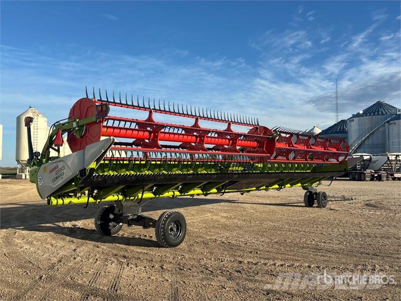 CLAAS Convio 1230 40 ft Flex Draper Combine Header رؤوس الحصادات الدراسات