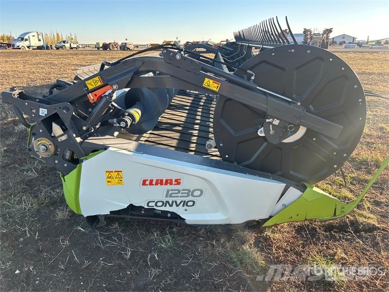 CLAAS Convio Flex 1230 40 ft Flex Draper Combine Header رؤوس الحصادات الدراسات