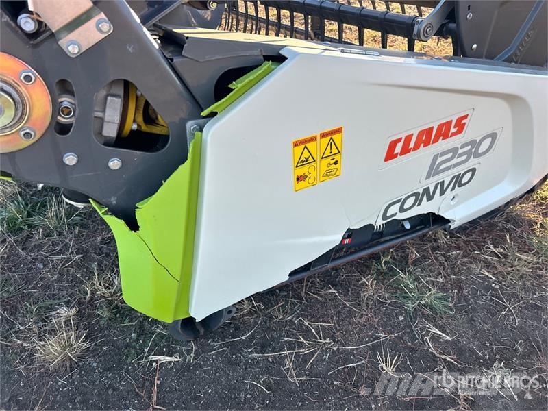 CLAAS Convio Flex 1230 40 ft Flex Draper Combine Header رؤوس الحصادات الدراسات
