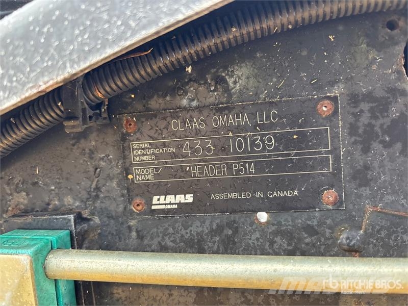 CLAAS P514 14 ft Combine Pickup Header Glave hederi za kombajne