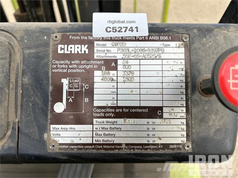 Clark CGP20 Інше