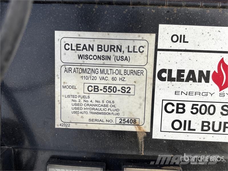Clean Burn CB-5000 Waste Oil Furnace Ostale komponente za građevinarstvo
