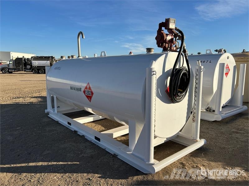 Clemmer 4500 L Skid Mounted Steel Fuel Tank Brandstof-en toegevoegde tanks