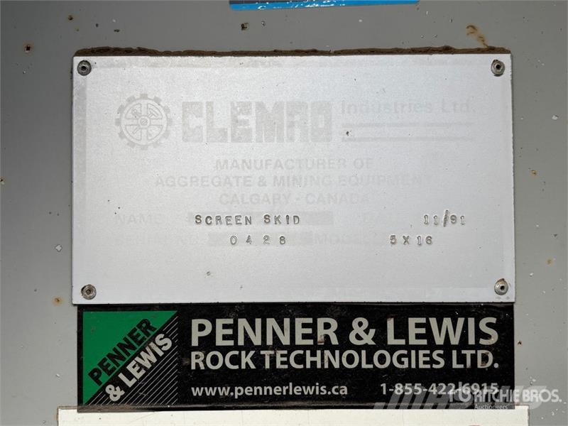 Clemro 5X16 Portable Screen Plant غرابيل