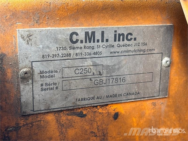 CMI C250 Tracked Mulcher Tractor Gozdarski mulčerji