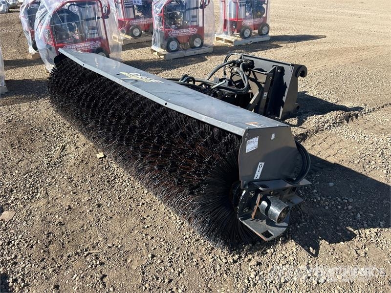 CNH 108 in Q/C Wheel Loader Broom - Fits Case 621G مكونات أخرى