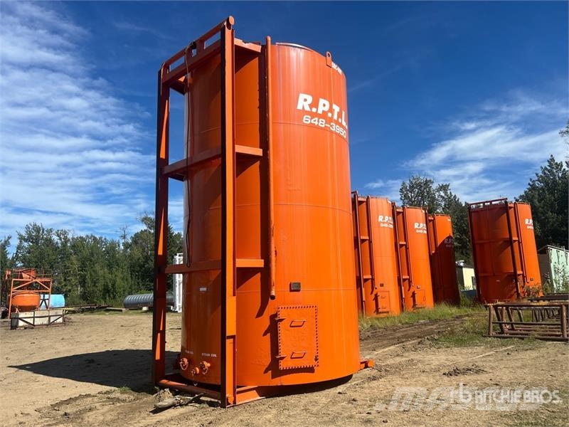Cobra 400BBL 400 bbl Skid Mounted Steel Sloped Bottom Ta Brandstof-en toegevoegde tanks