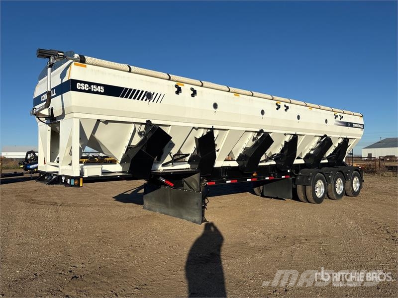 Convey-All CSC1545 40 ft Tri/A Side Dump Seed Tender Trailer 箱式拖车