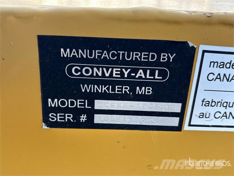 Convey-All TCSNH-1045-HDMK 10 in x 45 ft Grain Conveyor Transportna oprema