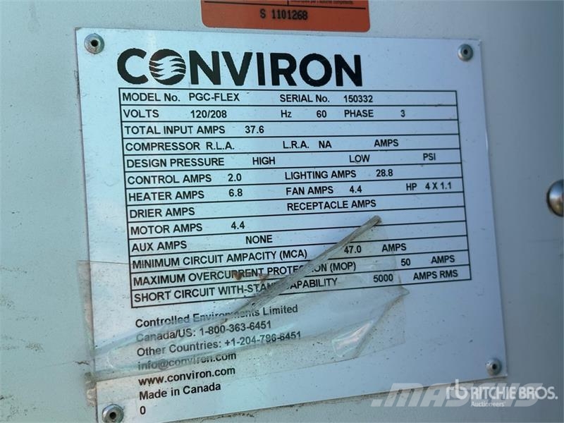  Conviron PGC-Flex Plant Growth Chamber ماكينات زراعية - غير ذلك