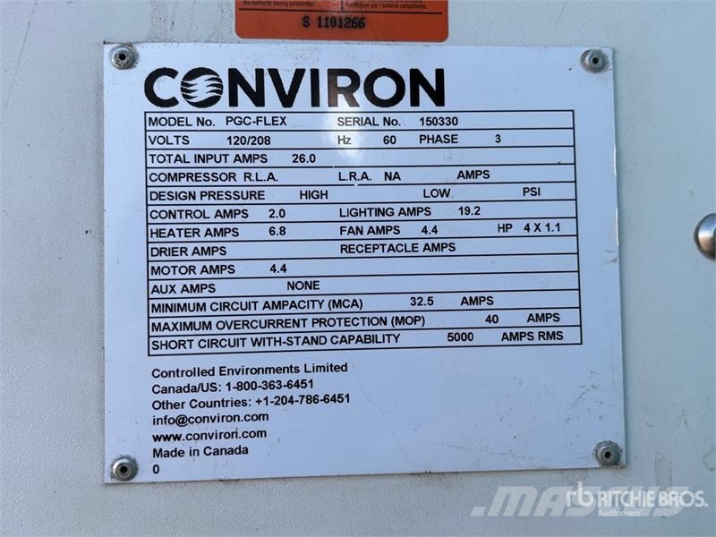  Conviron PGC-Flex Plant Growth Chamber ماكينات زراعية - غير ذلك