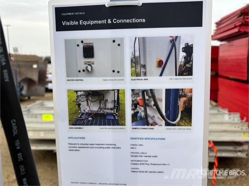  Corrosion Monitoring and Water Treatment System مكونات أخرى