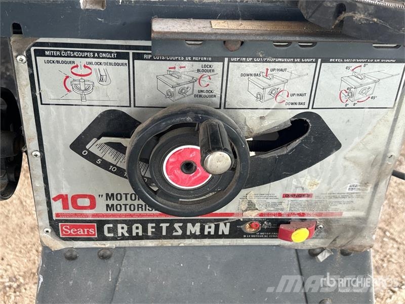 Craftsman 10 in Table Saw Muud osad