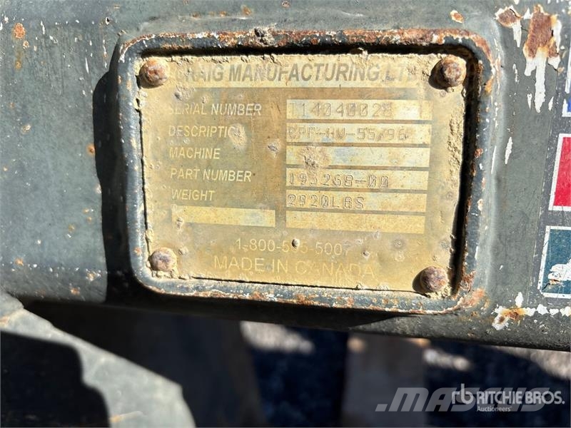 Craig 96 in Q/C Wheel Loader Forks - Fits Komatsu WA380 Villák