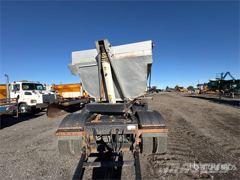  Cross Country 26 ft Quad/A Turntable Pup End Dump  Savivartės priekabos