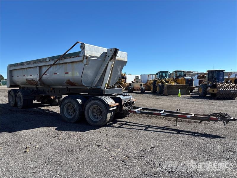  Cross Country 26 ft Quad/A Turntable Pup End Dump  Savivartės priekabos
