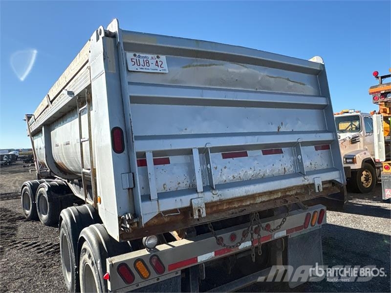  Cross Country 26 ft Quad/A Turntable Pup End Dump  Savivartės priekabos