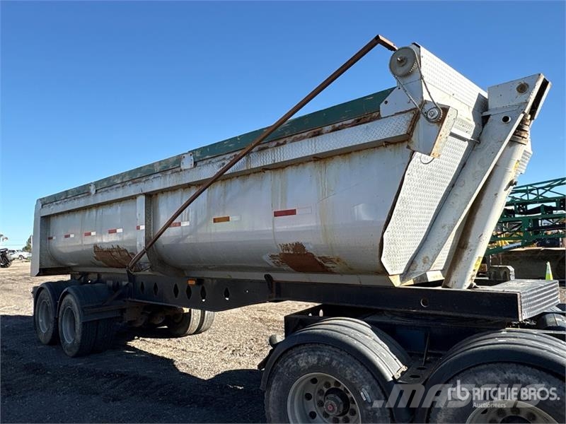  Cross Country 26 ft Quad/A Turntable Pup End Dump  Savivartės priekabos