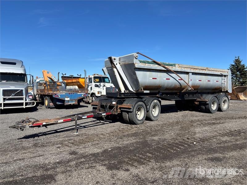  Cross Country 26 ft Quad/A Turntable Pup End Dump  Savivartės priekabos