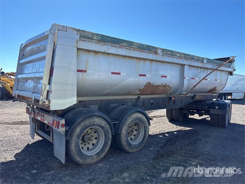  Cross Country 26 ft Quad/A Turntable Pup End Dump  Savivartės priekabos
