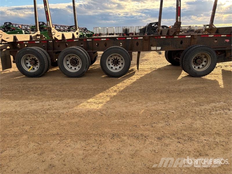Cross Country 50 ft Quad/A Hayrack Log Trailer Timber trailers