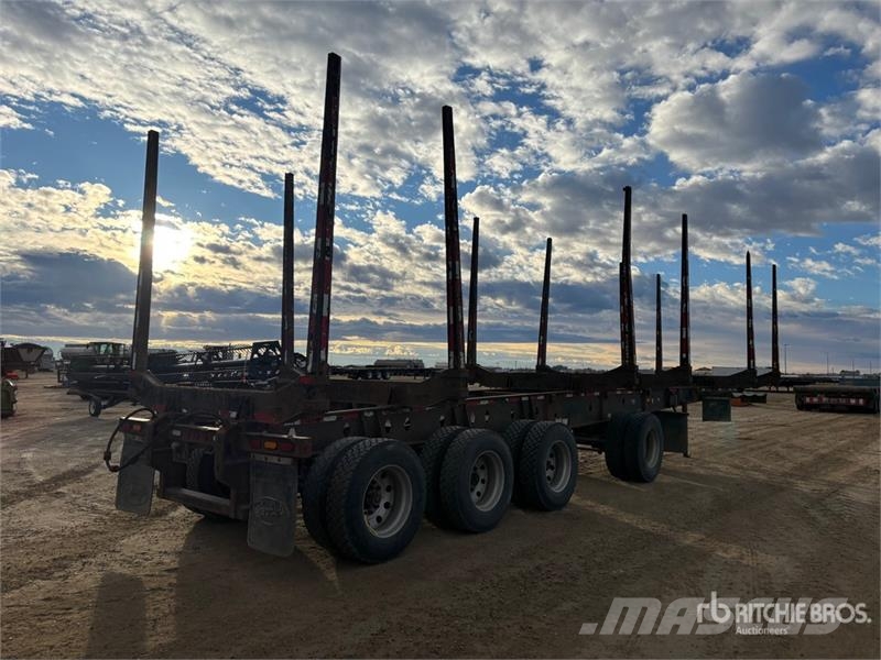 Cross Country 50 ft Quad/A Hayrack Log Trailer Timber trailers