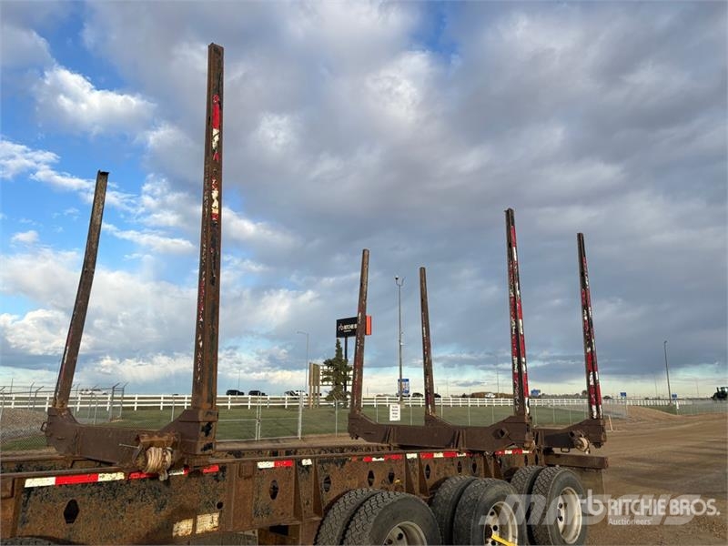 Cross Country 50 ft Quad/A Hayrack Log Trailer Timber trailers