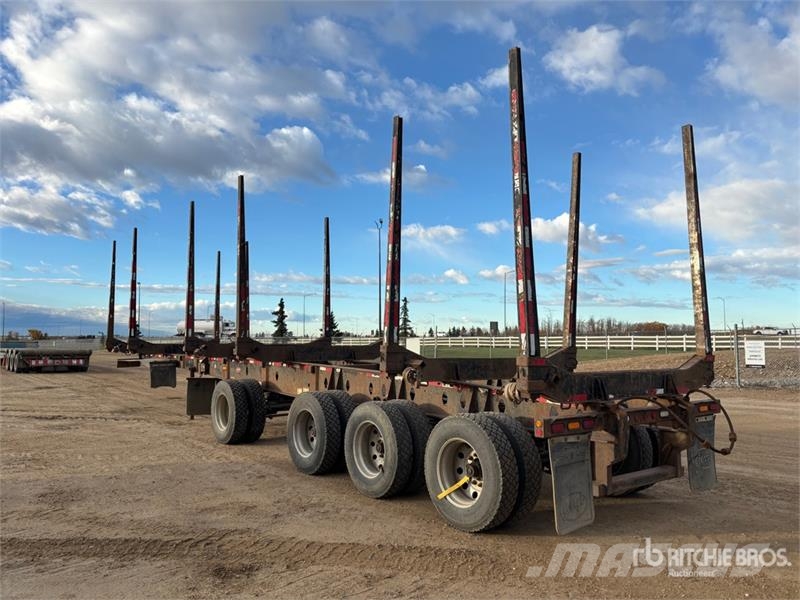 Cross Country 50 ft Quad/A Hayrack Log Trailer Timber trailers