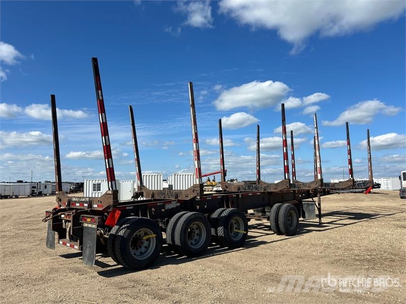 Cross Country 50 ft Quad/A Hayrack Log Trailer Prikolice za hlode
