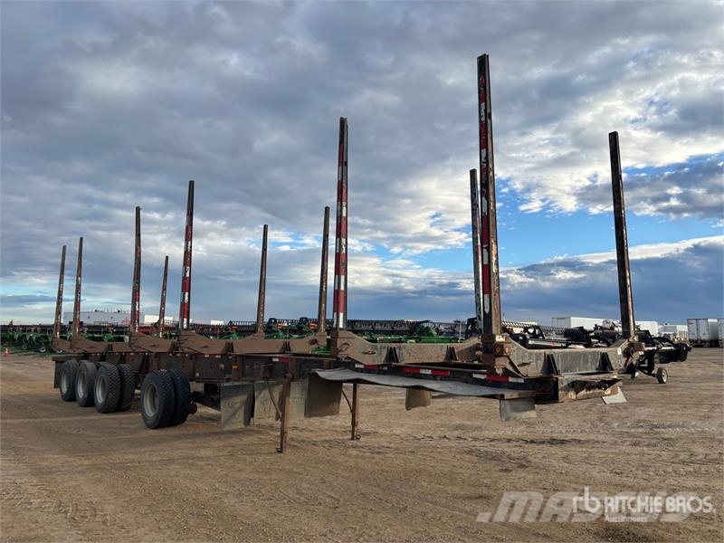 Cross Country 50 ft Quad/A Hayrack Log Trailer Timber trailers