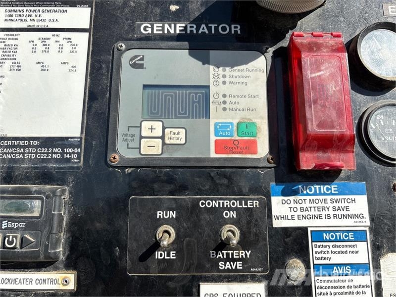 Cummins C300D6R-1514783 300 kW Mobile Generator Set Dyzeliniai generatoriai