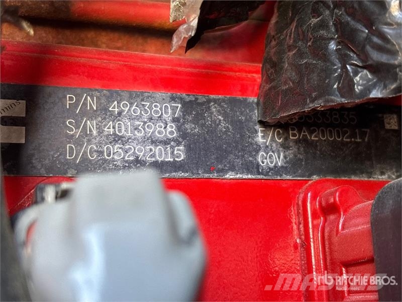 Cummins C300D6R-1514783 300 kW Mobile Generator Set Dyzeliniai generatoriai