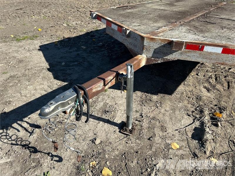  Custom Built 12 ft S/A Sled Equipment Trailer Auto pārvadāšanas treileri