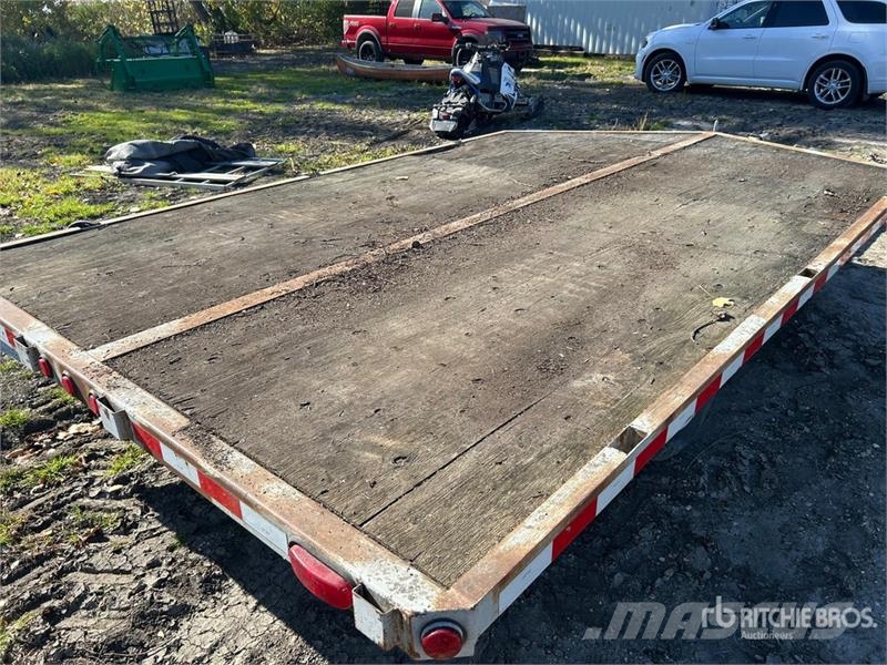  Custom Built 12 ft S/A Sled Equipment Trailer Auto pārvadāšanas treileri