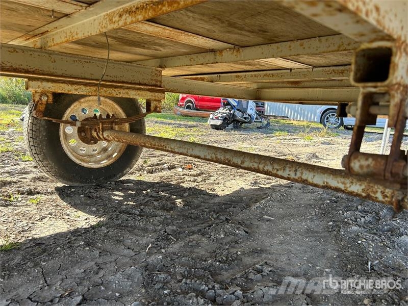 Custom Built 12 ft S/A Sled Equipment Trailer Auto pārvadāšanas treileri