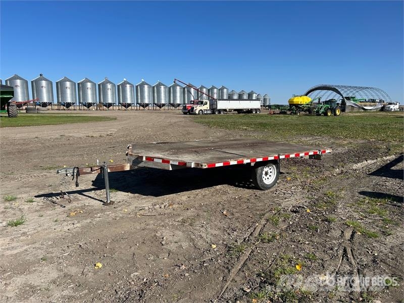  Custom Built 12 ft S/A Sled Equipment Trailer Auto pārvadāšanas treileri