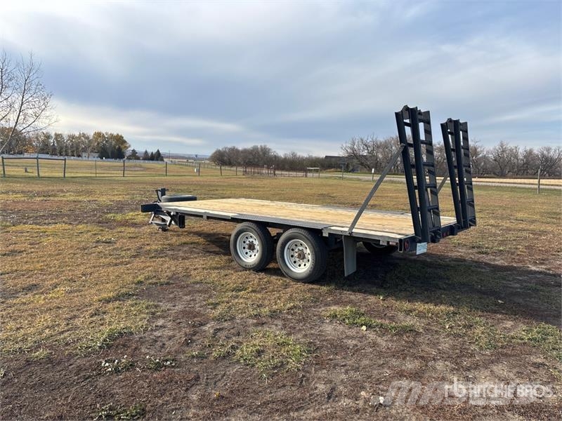 Custom Built 16 ft T/A Flatbed Trailer Прицепы-платформы/боковая разгрузка