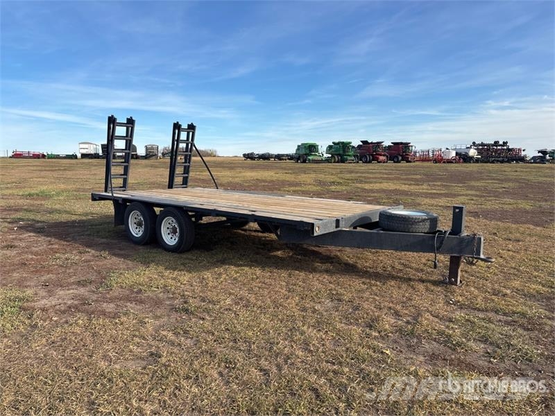 Custom Built 16 ft T/A Flatbed Trailer Прицепы-платформы/боковая разгрузка