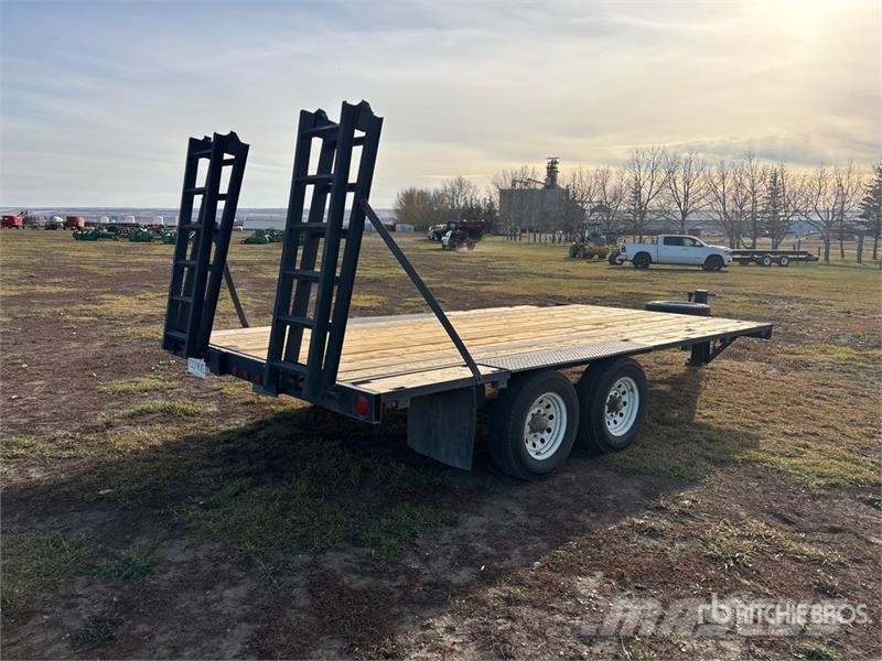 Custom Built 16 ft T/A Flatbed Trailer Прицепы-платформы/боковая разгрузка
