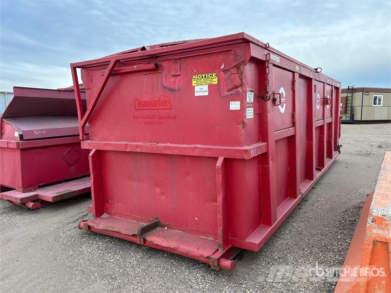 Custom Built 28 m3 8 ft x 22 ft Skid Mounted Waste Outros Florestal